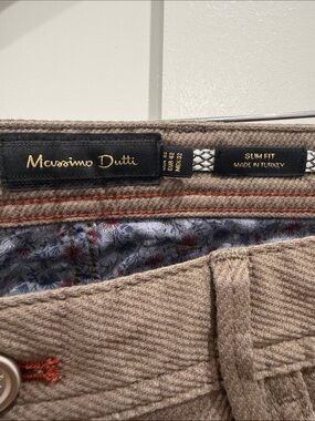 Massimo Dutti Men's Skinny Jeans in Taupe